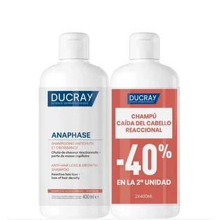Ducray DUPLO Anaphase Champu-Crema Estimulante Anticaida 2x400ml