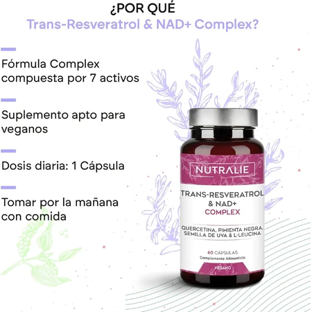 Nutralie Trans Resveratrol&Nad Complex 60 capsules
