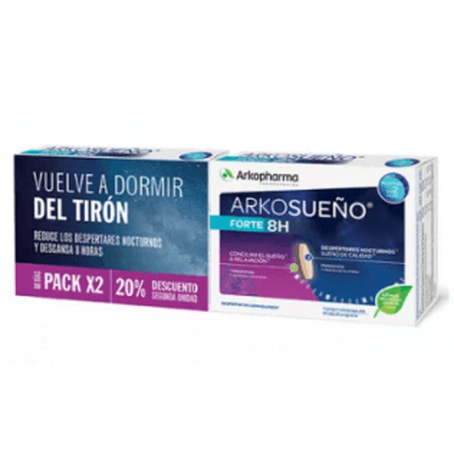 Arkosueño Forte 8h PACK 2x30 comprimidos Bicapa