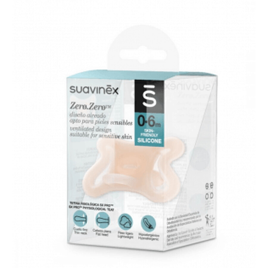 Physiological Silicone Pacifier Suavinex SX Pro Zero-Zero 0-6Months 1Piece