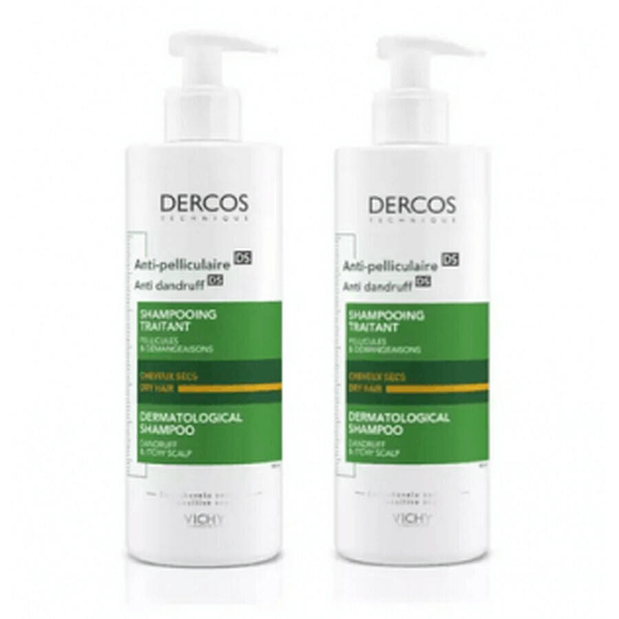 Vichy DUPLO Dercos Shampoo antiforfora secca 2X390 ml