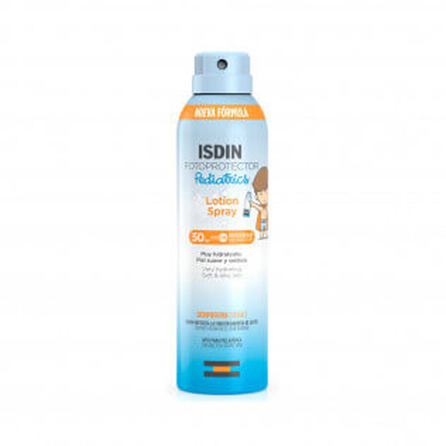 Cumpără Isdin Fotoprotector Pediatrie SPF50+ Loțiune Spray, 250 mI Isdin Fotoprotector Pediatrie SPF50+ Loțiune Spray, 250 mI