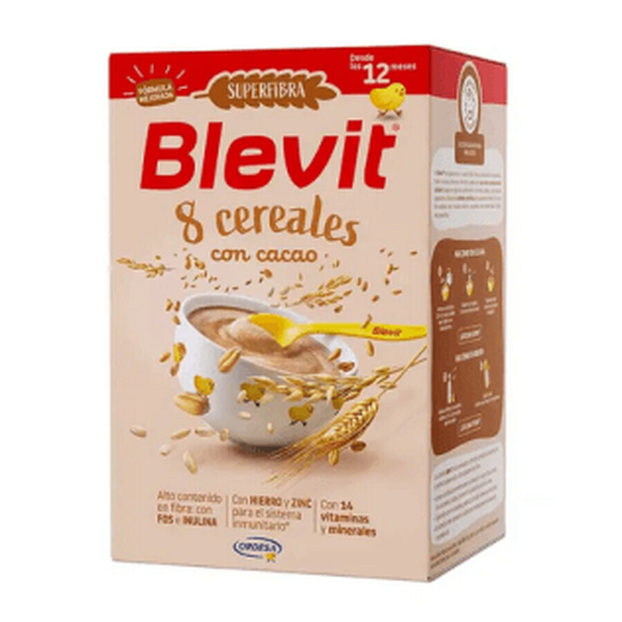 Blevit Superfibra 8 Cereales Cacao 500g