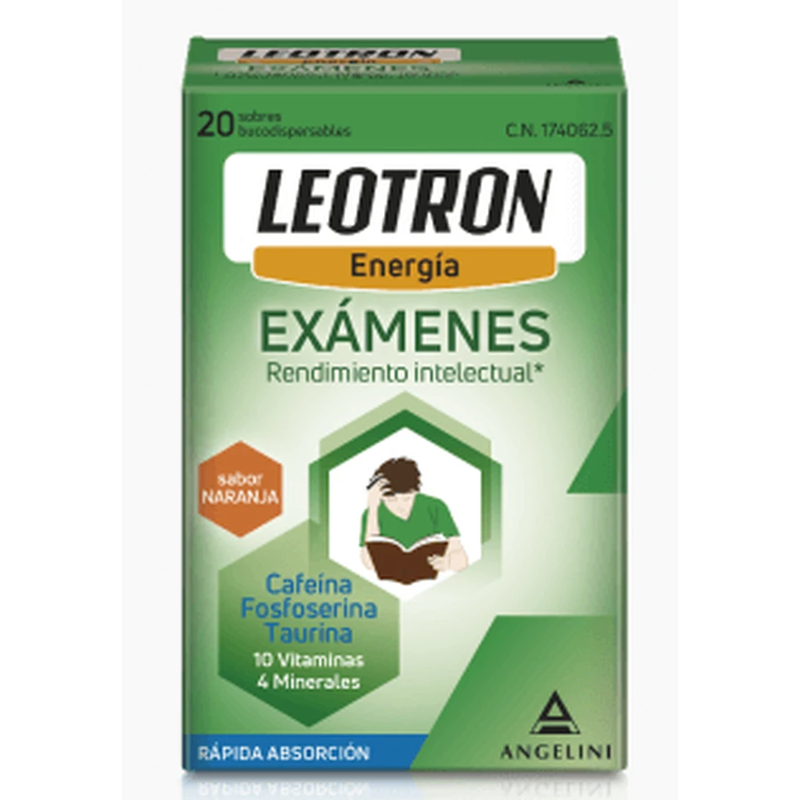 Angelini Leotron Examenes, 20 orodispergeerbare zakjes