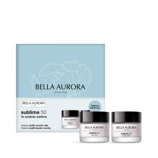 Bella Aurora PACK Sublime+50 Tagescreme 50ml + Sublime+50 Nachtcreme 50ml Geschenkpackung