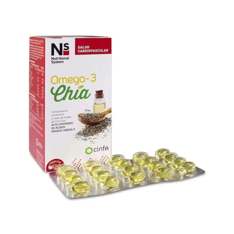 NS Omega 3 Chia 120 capsules