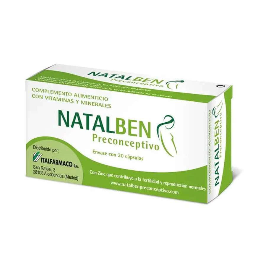Natalben Präkonzeptionelle Kapseln, 30 Kapseln