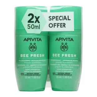 Apivita Bienenfrisches Deodorant Duplo 2x50ml
