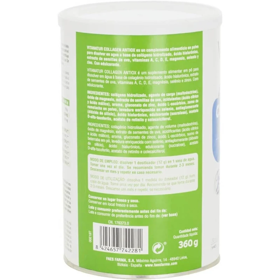 Vitanatur DUPLO Colagen Antiox Plus Regenerator & Antioxidant, 2 x 360g