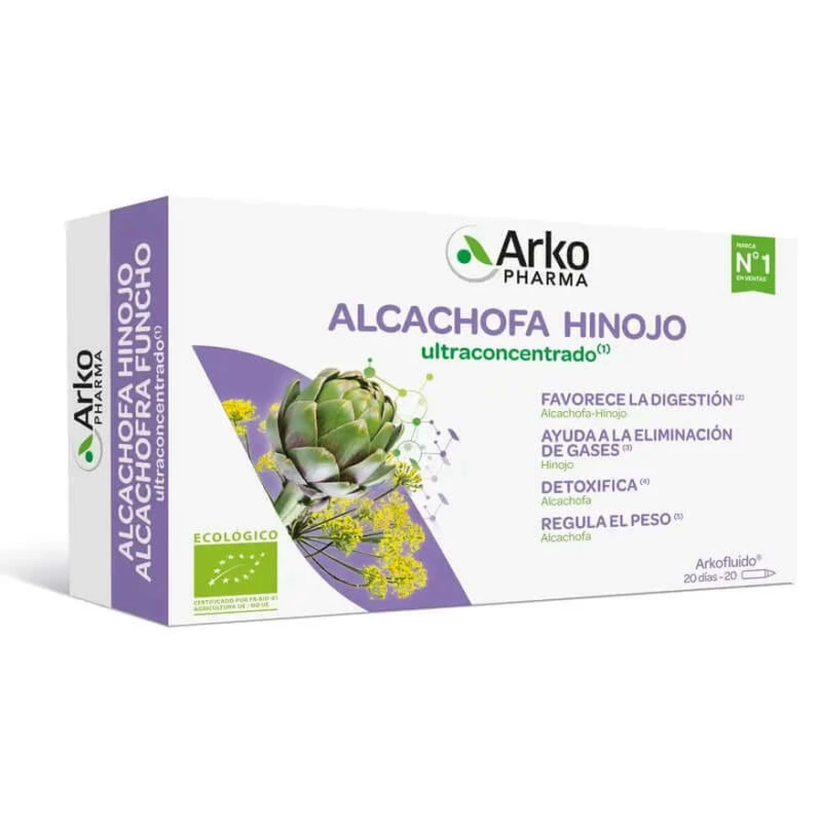 Arko Alcachofa Hinojo 20 Ampollas