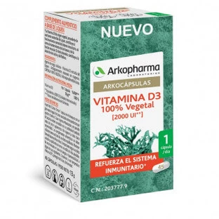 Arkocapsulas Vitamin D3 100% pflanzlich 45 Kapseln