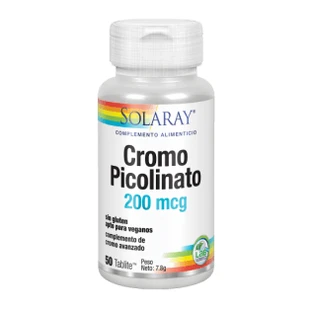 Solaray Chroompicolinaat 200 mcg