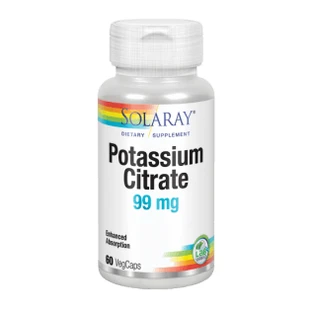Solaray Citrate de Potassium 60 VegCaps