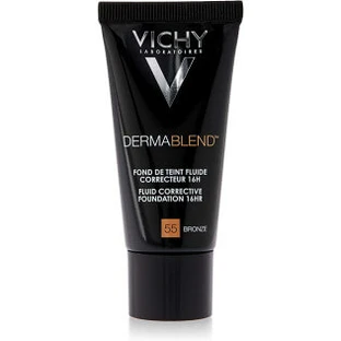 Vichy Dermablend [3D CORRECTION] Concealer Foundation 16H Tint 55 BRONZE, 30ml