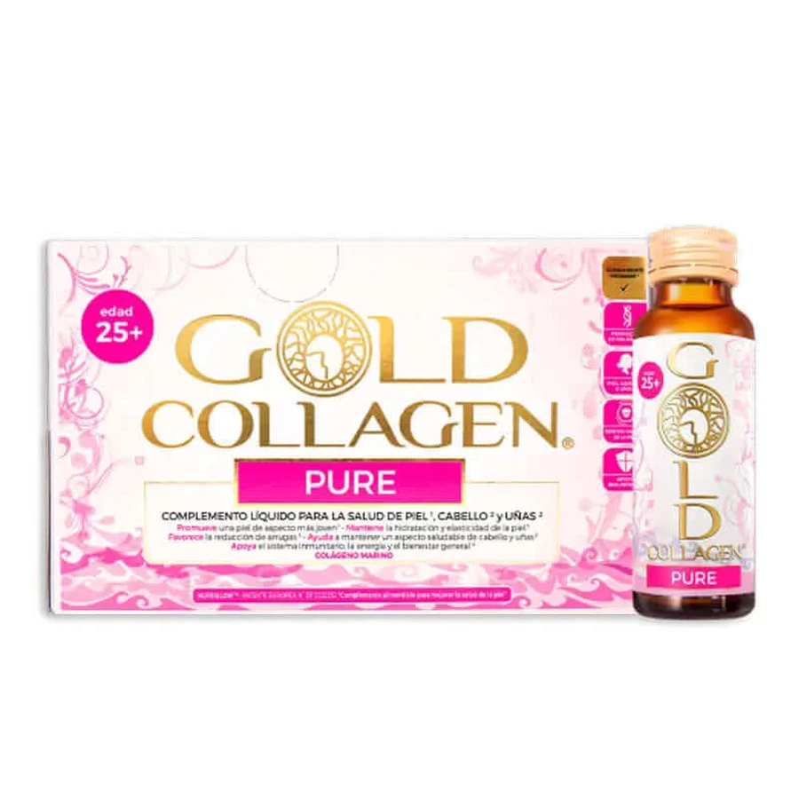 Gold Collagen Pure 10 jours, 10 flacons x 50 ml
