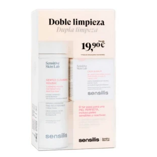 PACK Sensilis Double Mousse Nettoyante 200ml + Baume Apaisant 25ml