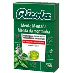 Ricola Bonbons sans sucre Menthe poivrée Montagne, 50 g