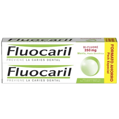 Fluocaril DUPLO Dentifrice à la menthe 2 x 125ml