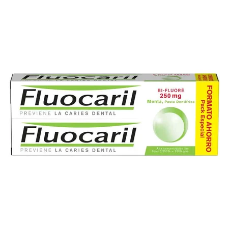 Fluocaril DUPLO Dentifrice à la menthe 2 x 125ml