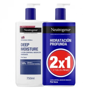 Neutrogena DUPLO Diep hydraterende lotion met snelle absorptie 2x750ml