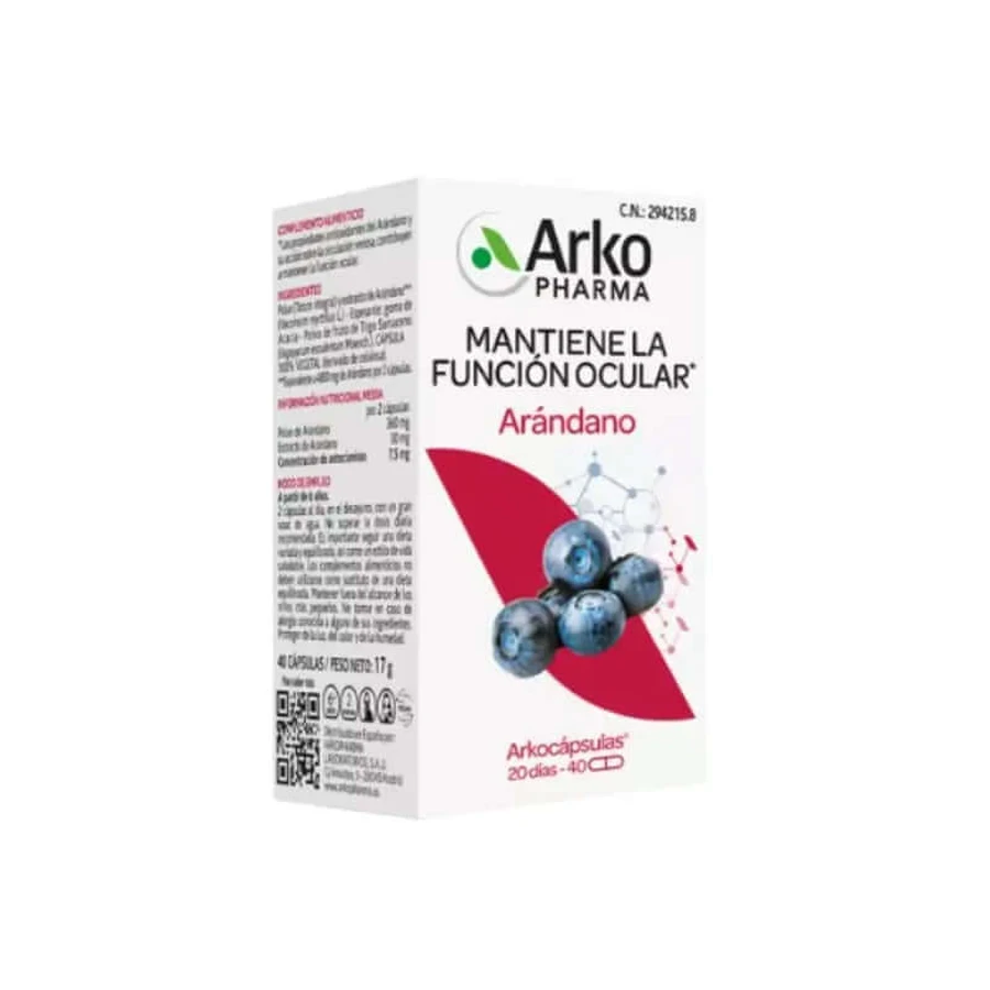 Arkocapsules Bilberry Fruit 40 Caps