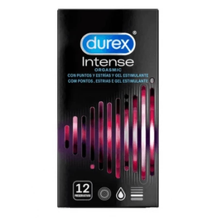 Préservatifs Durex Intense Orgasmic, 12 unités