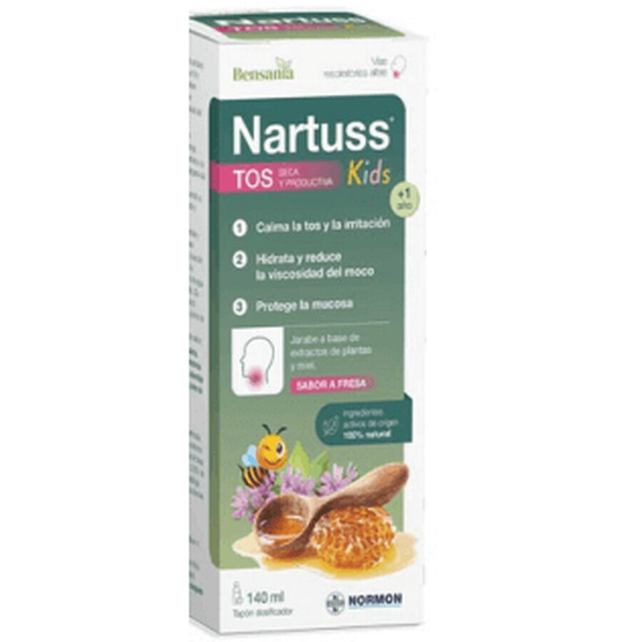 Normon Bensania Nartuss Kids Tuse uscată și productivă 140ml