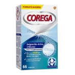 Corega Oxígeno Bio-Activo 3 Minutos Limpieza Prótesis Dental Tabletas, 46Uds+REGALO 20Uds