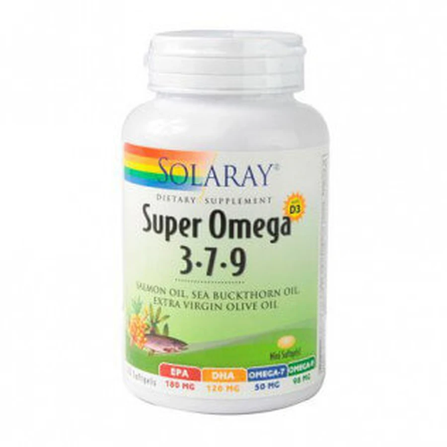 Solaray Super Omega 3-7-9 120 Parels