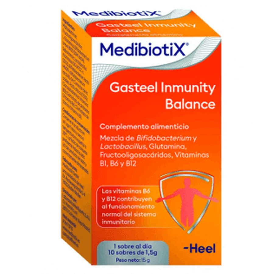 Heel Medibiotix Gasteel Inmunity Balance 10 sobres 1.5g