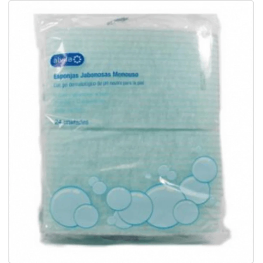 Alvita Inwasserensponsjes Monouso, 24 stuks