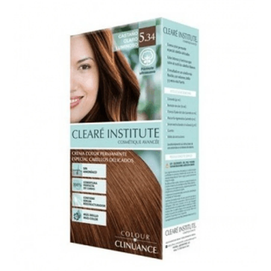 Farbe Clinuace Farbton 5.34 Luminous Hellbraun