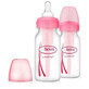 Pack botella rosa Opciones PP, +0meses, 120ml, 2pcs, Dr. Browns