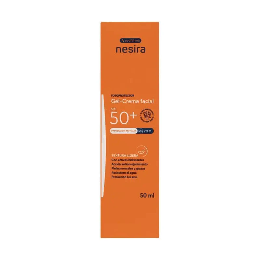 Acofarma Nesira Solar SPF 50+ Light Touch Gesichtscreme Gel 50 ml