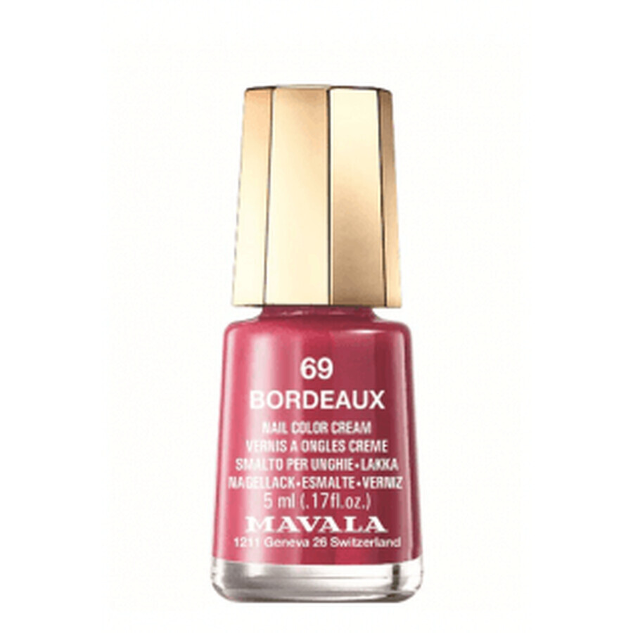 Mavala Nail Polish Color 69 Bordeaux 5ml