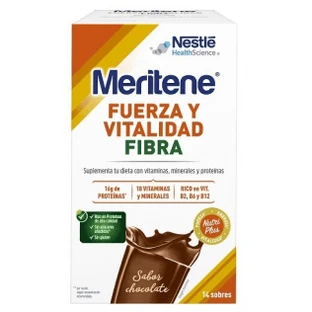 Meritene Strength and Vitality FIBER Chocolate 14 Sachets