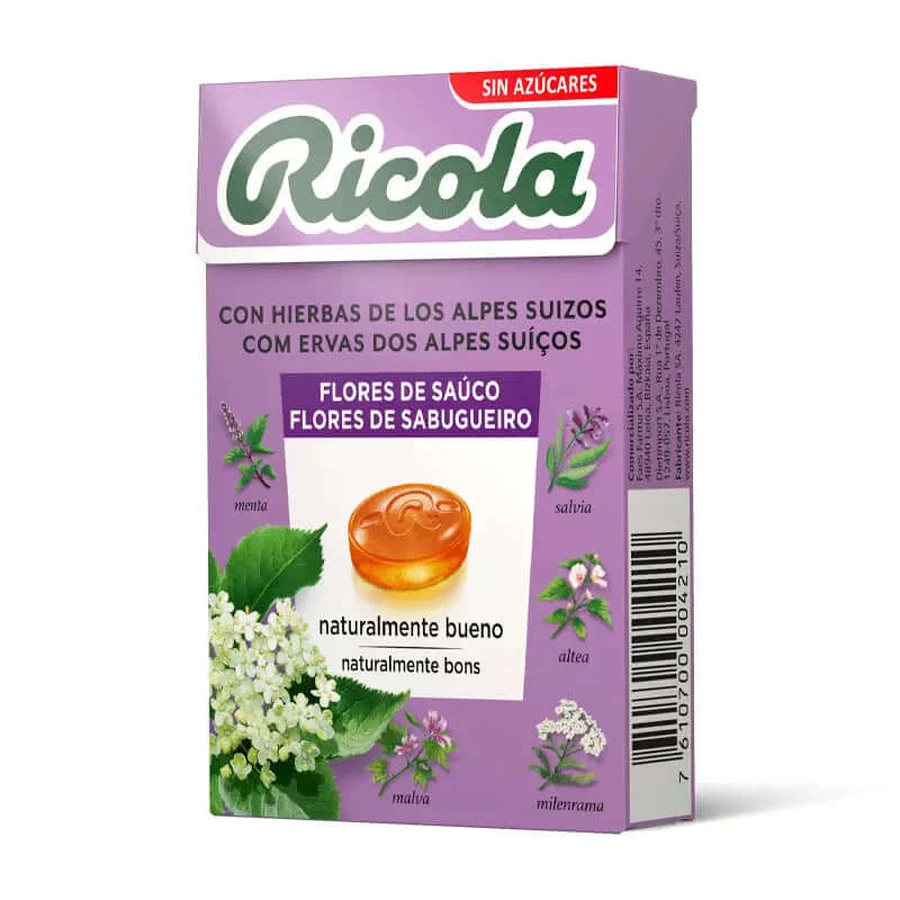 Ricola Zuckerfreies Holunderblüten-Bonbon 50g