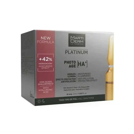 Martiderm Platinum Photo Age Antiaging Plus Reafirm. Antioxidant 30 ampoules