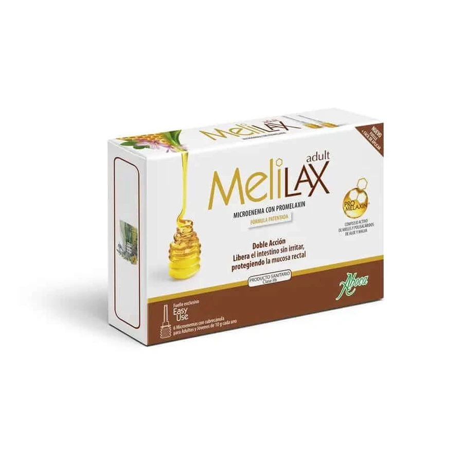 Aboca Melilax Volwassenen, 6 x 10 g micro-enemas