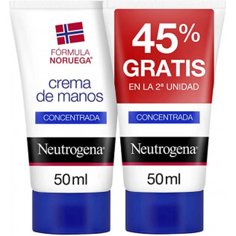 Neutrogena DUPLO Hand Cream Concentrated, 2X50 g