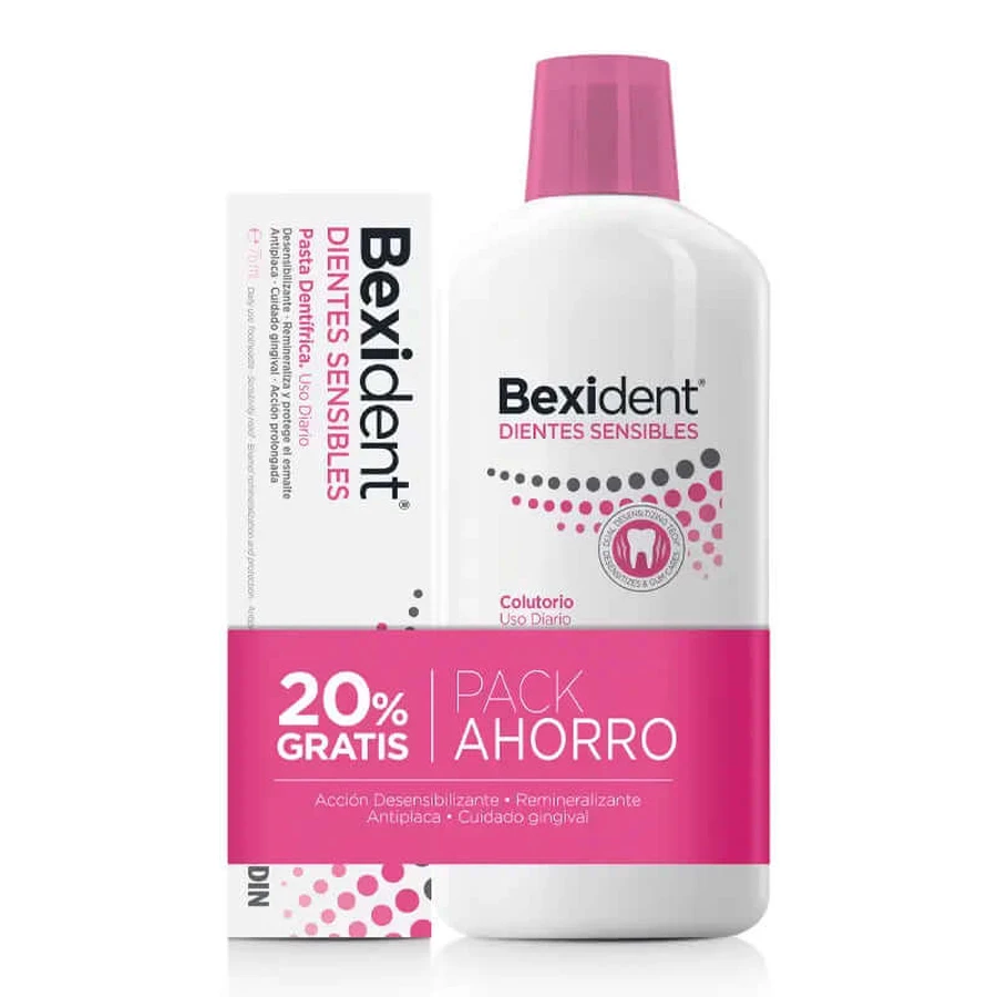Bexident Sensitive Teeth Pack Mouthwash 500 ml + toothpaste 75 ml