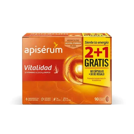 Apiresum Vitamin 90 Caps PACK 3 mois