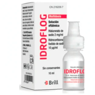 Idroflog oogheelkundige oplossing 10ml