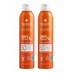 Rilastil Zonnesysteem DUPLO Spray Dry Touch SPF50+, 2x200ml