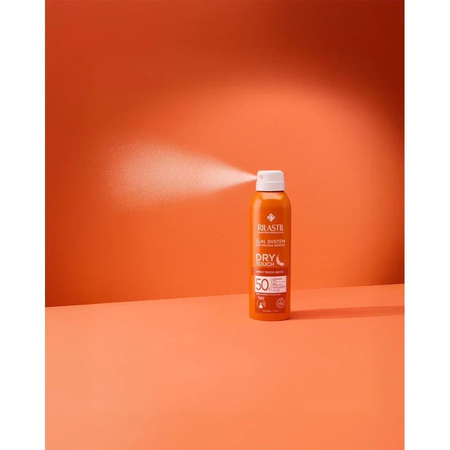Rilastil Zonnesysteem DUPLO Spray Dry Touch SPF50+, 2x200ml