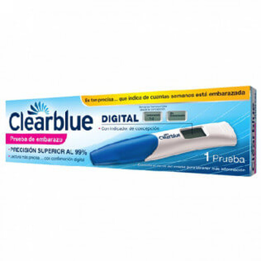 Clearblue Digitaler Schwangerschaftstest mit Schwangerschaftsindikator,1Pack