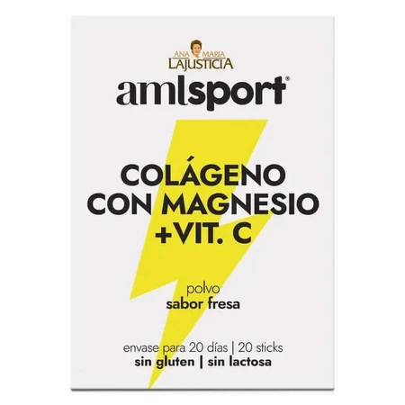 Ana Maria LaJusticia Amlsport Collagen with Magnesium, 20 bâtons