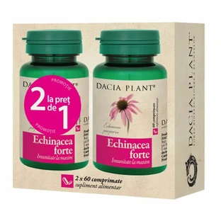 Echinacea Forte pakket, 60+60 cpr, Dacia Plant