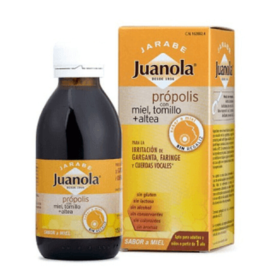 Angelini Juanini Juanola Propolis, Honey & Thyme Syrup 150ml