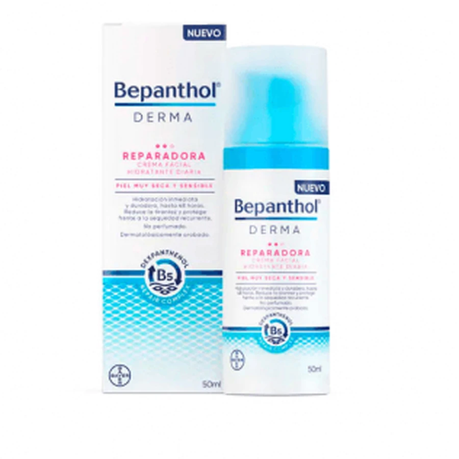 Bepanthol Derma Crema Facial Hidratante Diaria Reparadora 50ml